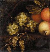 John Nost Sartorius Still life of fruits USA oil painting artist